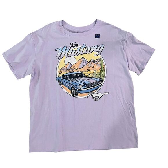 Ford Tops - NWT Y2K Ford Mustang Desert Lavender Graphic Tee Coit lilac
